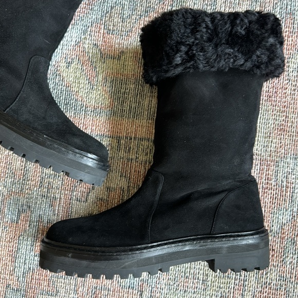 Black Suede Studio Dixie Boots - Picture 3 of 9